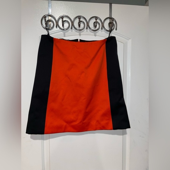 New! Dolce & Gabbana Paneled Colorblock Wool & Cashmere Mini Skirt 🧡 - Picture 9 of 13